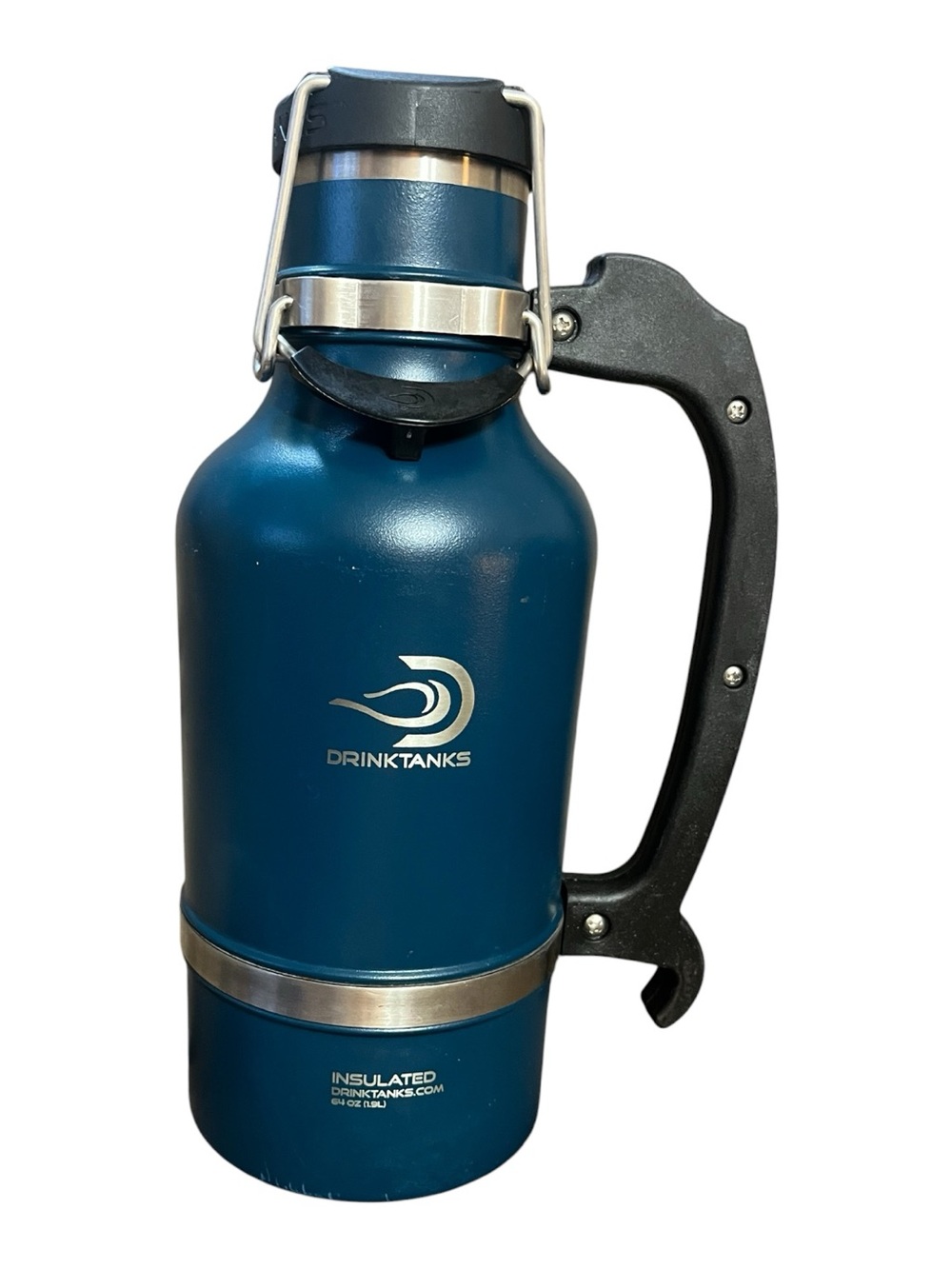 Drinktank Insulated Blue Growler with Handle